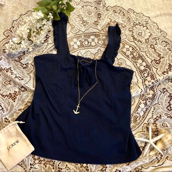 J. Crew Factory Tops - J.crew navy blue tank top